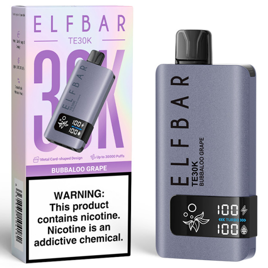 ELFBAR TE 30.000 puffs Bubbaloo Grape